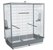 Klatki i wyposażenie dla ptaków - Voltrega Volt Rega Cage Mod. 616 Biały - miniaturka - grafika 1