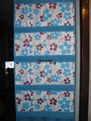 Pudła i pojemniki do przechowywania - WISZĄCE KIESZONKI PÓŁKA ORGANIZER niebieski - miniaturka - grafika 1