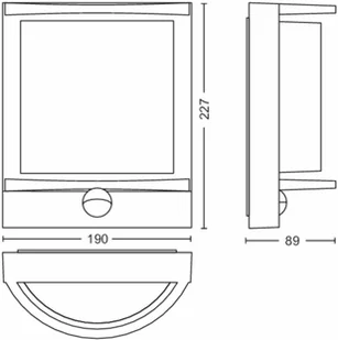 Philips myGarden Kinkiet LED Samondra z czujnikiem, 1x12 W, 1739293P0 Signify - Lampy ogrodowe - miniaturka - grafika 5