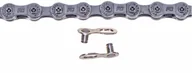 Łańcuchy rowerowe - Verso Łańcuch Verso Z-90 9-rzędów 116-ogniw z zapinką srebrny 143051 - miniaturka - grafika 1