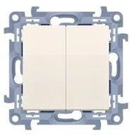 Wyłączniki światła i elektryczne - Kontakt Kontakt_Simon Łącznik świecznikowy do wersji IP44 (moduł) 10AX. 250V. zaciski śrubowe krem Posiada wkładkę uszczelniającą pod klawisze CW5B.01/41 - miniaturka - grafika 1