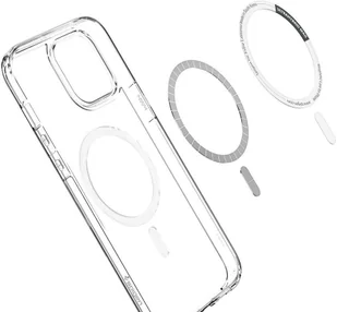 Spigen Etui Ultra Hybrid Mag do Apple iPhone 12 12 Pro Crystal Clear ACS02625 - Etui i futerały do telefonów - miniaturka - grafika 5