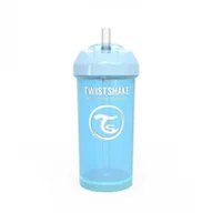 Kubki dla dzieci - Twistshake Twistshake Kubek niekapek ze słomką Niebieski - 360 ml TWIST897 - miniaturka - grafika 1