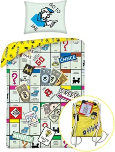 Halantex Pościel Dziecięca Monopoly MON-1104BL 37826 - Pościel dla dzieci - miniaturka - grafika 4