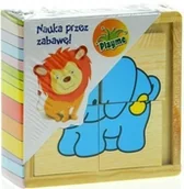 Klocki - PLAYME Klocki drewniane Zwierzęta - miniaturka - grafika 1