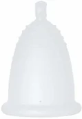 Kubeczki menstruacyjne - ME LUNA Me Luna Kubek menstruacyjny Classic, kulka, przezroczysty, rozmiar XL - miniaturka - grafika 1