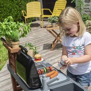 Smoby Kuchnia ogrodowa Garden Kitchen grill 312004 312004 - Zabawki i gry sportowe - miniaturka - grafika 5
