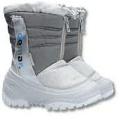 Buty dla dziewczynek - Demar Śniegowce dziecięce TEDDY SILVER 4032E - miniaturka - grafika 1