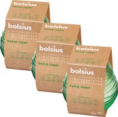 Świece - Bolsius Świeca ogrodowa w szkle Divine Earth Patiolight 40H 3szt WODA BOLSIUS2634 - miniaturka - grafika 1