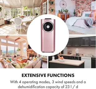 Klarstein Kraftwerk Smart 12K, klimatyzator 3 w 1, 12 000 BTU, sterowanie przy użyciu aplikacji, pilot zdalnego sterowania ACO15-Kraftwerk12KBl - Klimatyzatory - miniaturka - grafika 8