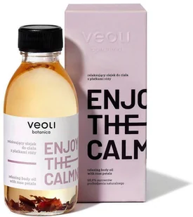 Veoli Botanica Enjoy The Calmness, relaksujący olejek do ciała z płatkami róż, 150ml 7078329 - Olejki do ciała i włosów - miniaturka - grafika 2