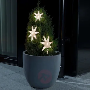 Konstmide Atrakcyjny łańcuch świetlny LED Gwiazdy - Lampy ogrodowe - miniaturka - grafika 3