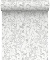 Tapety - Tapeta w kwiaty 1025131 szara winylowa na flizelinie - miniaturka - grafika 1