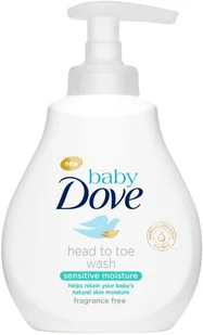 Dove Baby Sensitive Moisture Head To Toe Wash pianka do kąpieli 200 ml - Kosmetyki kąpielowe dla dzieci - miniaturka - grafika 4