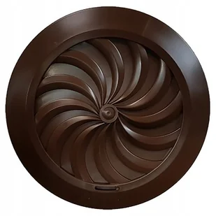 Parkanex Wentylacyjna Okrągła Zamykana Fi 100 Brązow - Kratki wentylacyjne - miniaturka - grafika 2