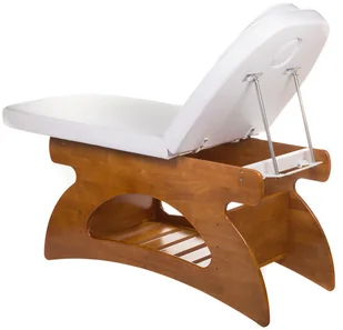Beauty System Łóżko kosmetyczne BD-8241 Orzech BD-8241/ORZECH - Stoły i łóżka do masażu - miniaturka - grafika 6