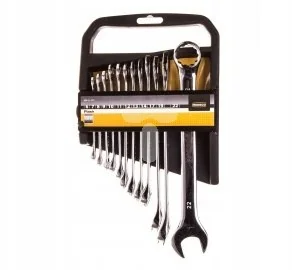 Modeco Expert Klucze płasko - oczkowy 12szt. 6-22MM CR-V.FLASH MN-51-272 - Klucze i nasadki - miniaturka - grafika 2