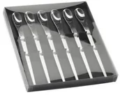 Łyżeczki - JOE FREX JOE FREX - zestaw 6 łyżeczek do latte macchiato 40.84.JFŁL - miniaturka - grafika 1