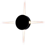 Lampy ogrodowe - V-tac kinkiet zewnętrzny LED VT-706 4W 3000K 440lm IP65 okrągły czarny SKU 8215 - miniaturka - grafika 1