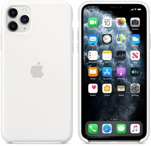 APPLE Etui Silicone Case do iPhone 11 Pro Max Biały MWYX2ZM/A MWYX2ZM/A - Etui i futerały do telefonów - miniaturka - grafika 4