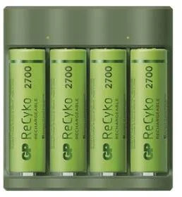 GP Ładowarka Everyday B421 + 4× AA ReCyko 2700 + USB 1604842110) - Ładowarki i akumulatory GP Ładowarka Everyday B421 + 4× AA ReCyko 2700 + USB 1604842110) - Ładowarki i akumulatory - miniaturka - grafika 1