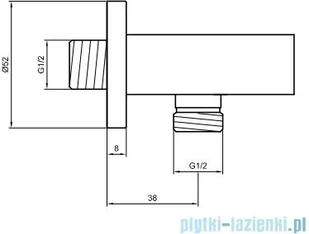 KOHLMAN Axel zestaw prysznicowy z deszczownicą 40 cm chrom QW210AR40 | - Baterie umywalkowe KOHLMAN Axel zestaw prysznicowy z deszczownicą 40 cm chrom QW210AR40 | - Baterie umywalkowe - miniaturka - grafika 4