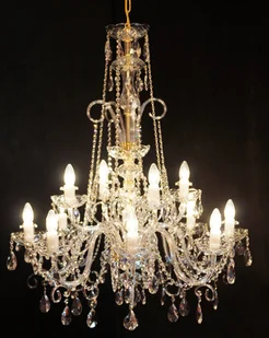Elita bohemia Żyrandol kryształowy 12-ramienny - Bohemia L 605/12/19 MAT - Lampy sufitowe - miniaturka - grafika 4