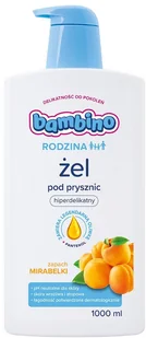 Bambino Rodzina Żel pod prysznic mirabelka 1000ml BAM-00053 - Kosmetyki kąpielowe dla dzieci - miniaturka - grafika 2