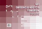 Druki akcydensowe - Emeko Tomecki I Płaczek S.k.a Druk Ewidencja nabycia towaru i usług A4 VAT - miniaturka - grafika 1