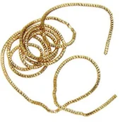 Taśmy klejące - Glorex glorex bouillon złoty kolor 1,5 MM, drut, złoty, 10 x 8.5 x 0.5 cm - miniaturka - grafika 1