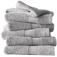 Ręczniki - De Witte Lietaer De Witte lietaer 194844 ręcznik do rąk, zestaw 6-częściowy, bawełna, jasny szary, 100 x 50 cm 194844 - miniaturka - grafika 1