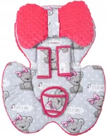 Akcesoria do fotelików - Wkładka Materacyk Poduszka do Fotelika zestaw - miniaturka - grafika 1