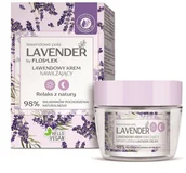 Kremy do twarzy - Flos-Lek Lavender lawendowy krem nawilżający na dzień i na noc 50ml 99143-uniw - miniaturka - grafika 1