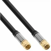 Kable - InLine Premium kabel przyłączeniowy Sat, 4 X ekranowany, 2 X F-Stecker, > 110dB, czarna, 3 m 69103P - miniaturka - grafika 1