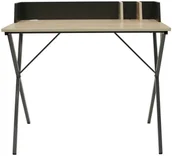 Biurka - Intesi Biurko Brico czarne naturalne - miniaturka - grafika 1