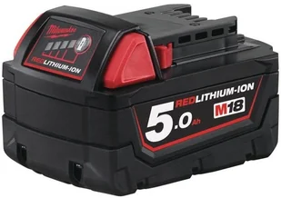 MILWAUKEE Akumulator 5.0 Ah 18V M18 B5 4932430483 - Akumulatory do elektronarzędzi - miniaturka - grafika 3