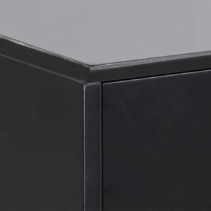 Actona Szafka nocna Mitra czarna/ czarna - Szafki do salonu - miniaturka - grafika 5