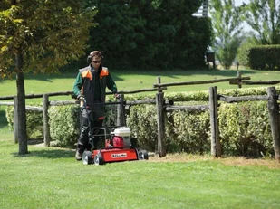 Oleo-Mac ITALIA OLEO MAC SCA 50 H HONDA WERTYKULATOR SPALINOWY DO TRAWY AREATOR AERATOR 5.5 KM / 50cm - Wertykulatory i aeratory - miniaturka - grafika 11