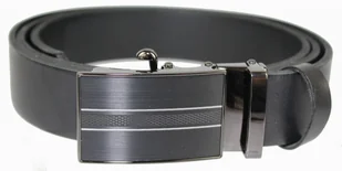 Arucce (PL) Pasek Męski Skórzany Arucce (PL) Skóra Licowa EXTRA 35 mm CZARNY Gładki Klamra Samozaciskowa CZARNA 3 - Paski - miniaturka - grafika 4