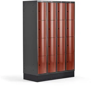 AJ Produkty Metalowa szafa ubraniowa na cokole - Szafki BHP - miniaturka - grafika 36