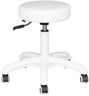 ACTIVESHOP Taboret Kosmetyczny AM-303-2 Biały 10003_134992 - Krzesła i taborety kosmetyczne - miniaturka - grafika 2
