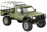 Zabawki zdalnie sterowane - Amewi 22461 RC Scale Crawler AMXRock RCX10PS Pick-Up 1:10, RTR wojskowa zieleń 22461 - miniaturka - grafika 1