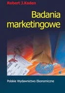 Marketing - Polskie Wydawnictwo Ekonomiczne Badania marketingowe - Kaden Robert J. - miniaturka - grafika 1