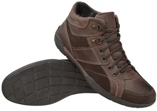 MANITU Trzewiki zimowe MANITU 670296-2 Braun Brązowe ocieplane 26367 - Buty zimowe męskie - miniaturka - grafika 3