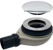 Syfony - Geberit 150.583.21.1 Zestaw odpływowy do brodzików d90 H60 h30 kompletny chrom błyszczący - miniaturka - grafika 1