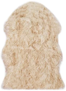 vidaXL Dywanik, 60 x 90 cm, sztuczna owcza skóra, brązowy melanż 284715 - Dywaniki łazienkowe - miniaturka - grafika 2