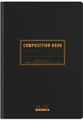Notesy i bloczki - Rhodia 119209C zeszyt z książką, 160 stron, 14,8 x 21 cm, 80 g, małe kratki, czarna okładka 119209C - miniaturka - grafika 1