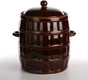 Pojemniki kuchenne - Altom BECZKA 16L Z KOŁNIERZEM I POKRYWĄ 5906651047461 - miniaturka - grafika 1