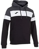Bluzy sportowe męskie - Joma Joma Bluza męska Crew Iv czarny czarny/antracytowo-szary 3XS 101544.110 - miniaturka - grafika 1