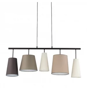 TK Lighting Lampa wisząca zwis oprawa Pedro 5x60W E27 brąz 1908 - Lampy sufitowe - miniaturka - grafika 3